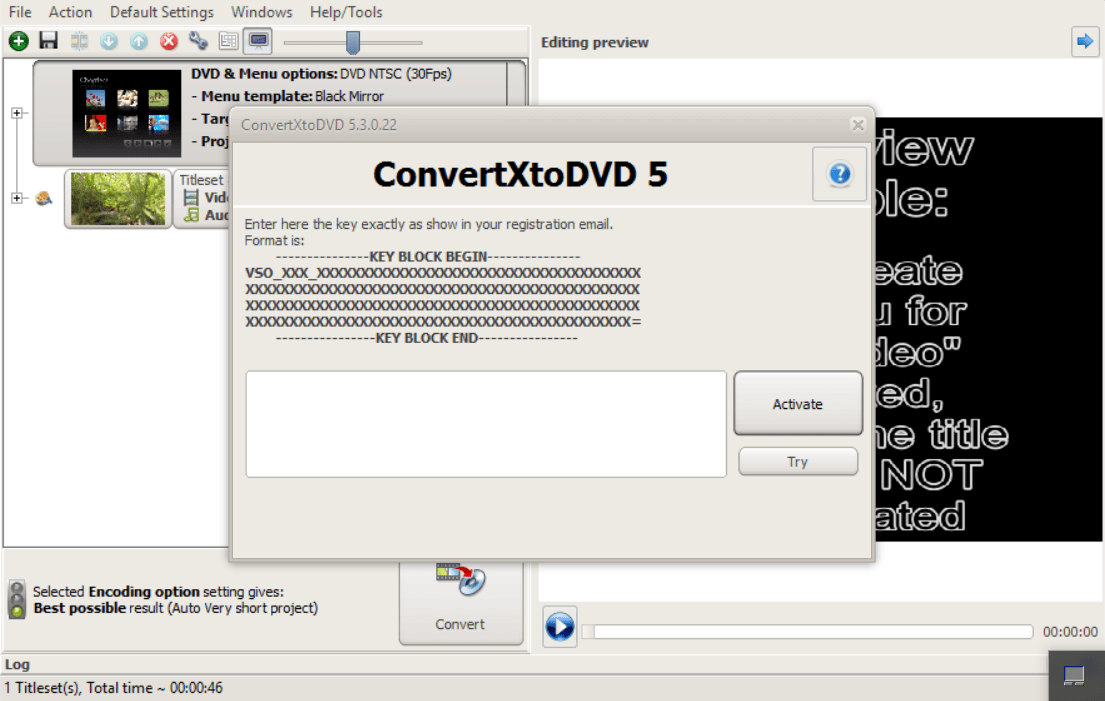 Convert x to dvd 5 serial key